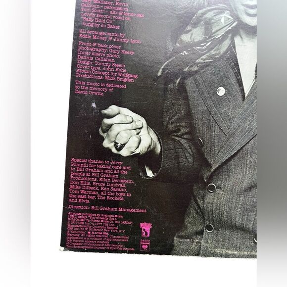 RARE EDDIE MONEY SELF-TITLED LP VINYL RECORD 1977 ROCK COLUMBIA RECORDS VG+ - Picture 6 of 10